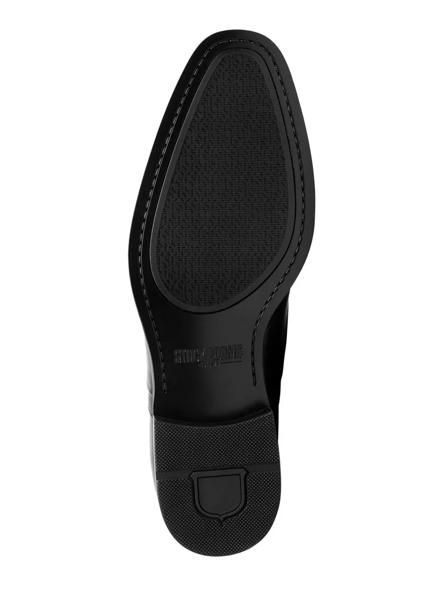 Мужские туфли-слипоны Lockwood Wingtip Stacy Adams — изображение 5 из 9, черный