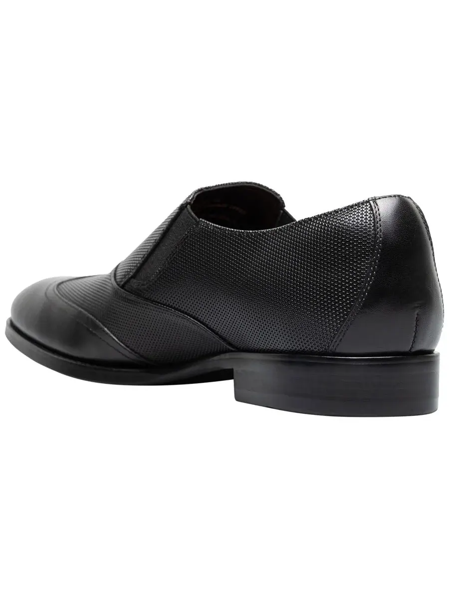 Мужские туфли-слипоны Lockwood Wingtip Stacy Adams — изображение 8 из 9, черный