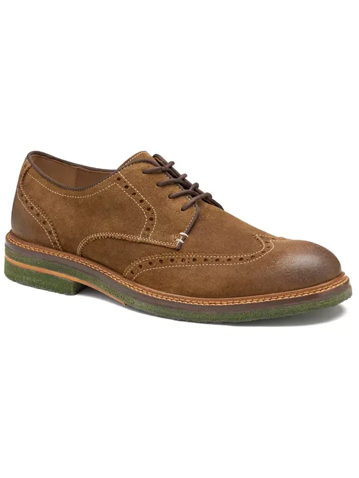 Мужские повседневные туфли Calder Wingtip с круглым носком Johnston & Murphy