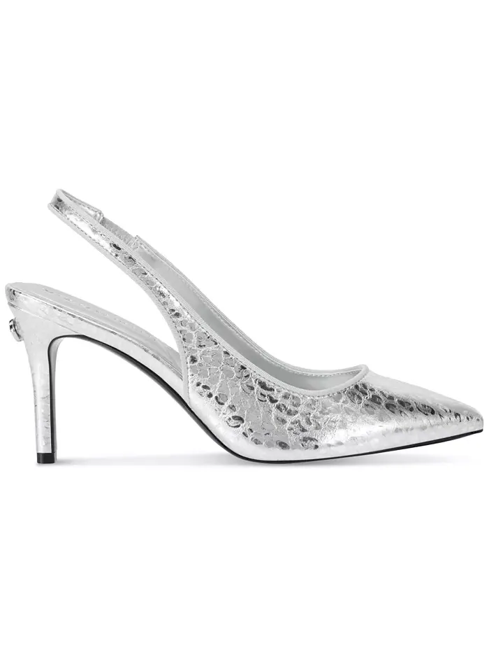 Женские туфли-лодочки Rosalyn Slingback KARL LAGERFELD PARIS — изображение 2 из 5, серебряный