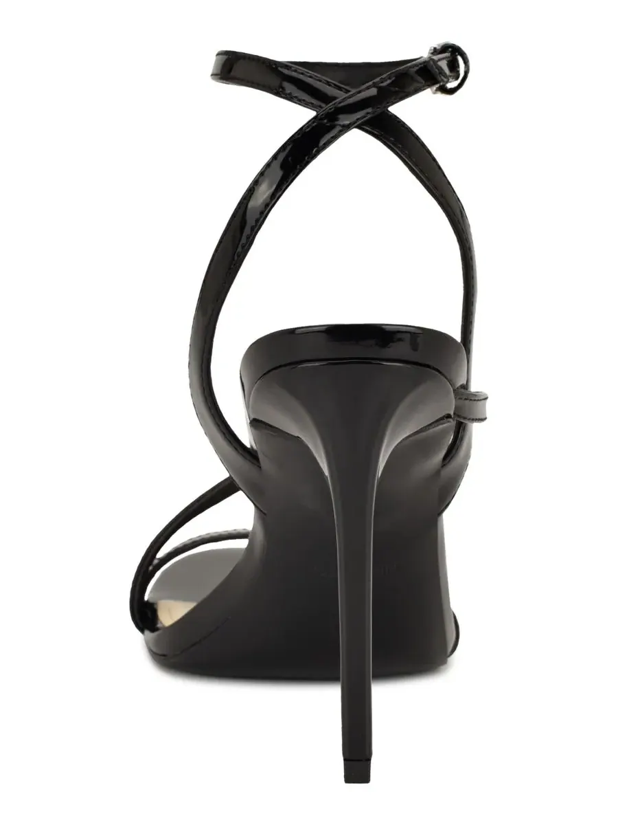 Женские босоножки Miorla на высоком каблуке с ремешками Nine West — изображение 3 из 5, черный