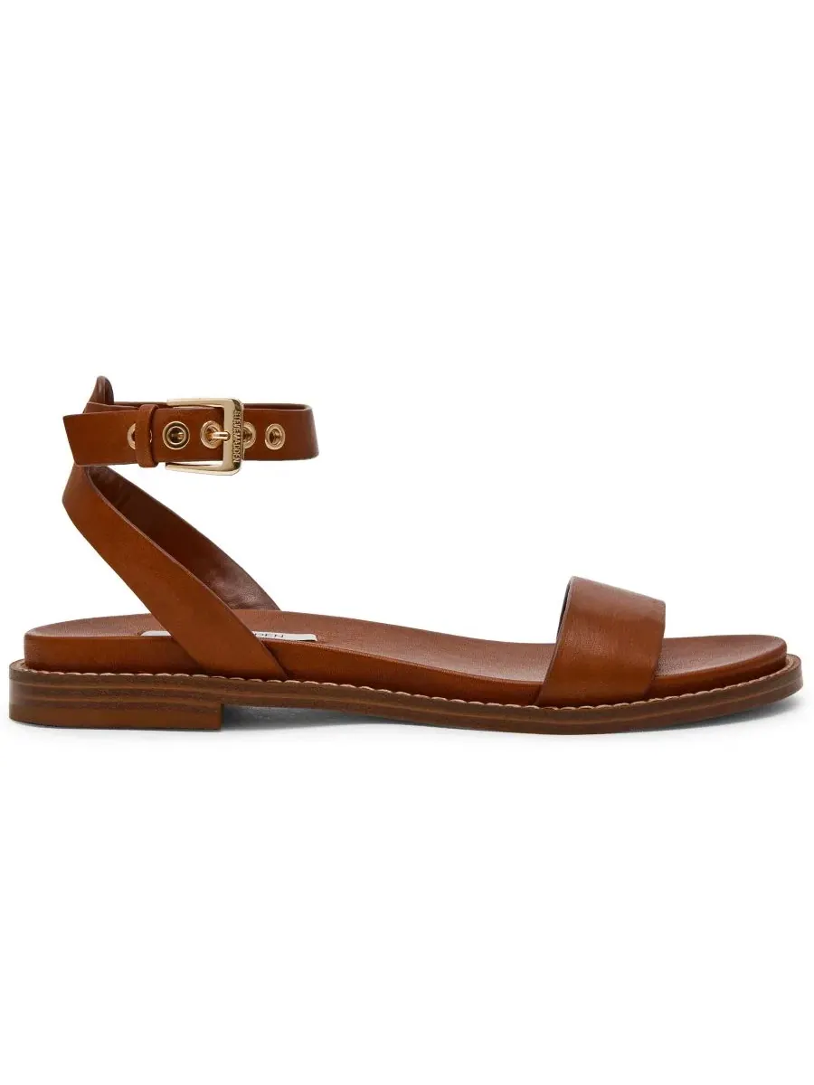 Женские сандалии Dandi из двух частей на плоской подошве Steve Madden — изображение 2 из 6, бежевый