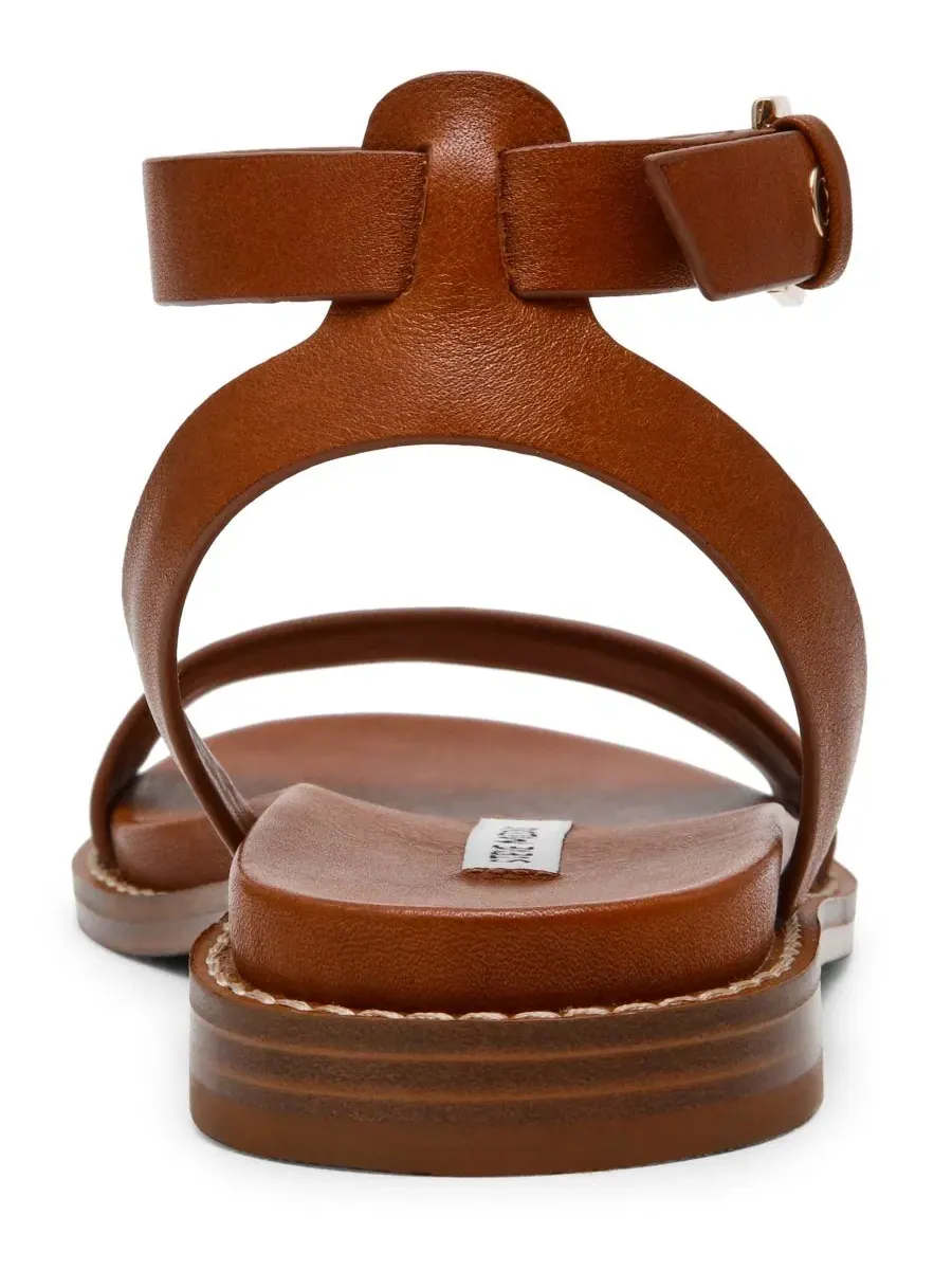 Женские сандалии Dandi из двух частей на плоской подошве Steve Madden — изображение 3 из 6, бежевый