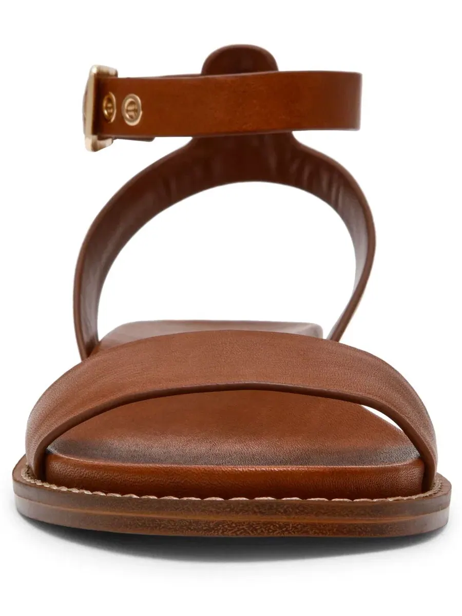 Женские сандалии Dandi из двух частей на плоской подошве Steve Madden — изображение 6 из 6, бежевый