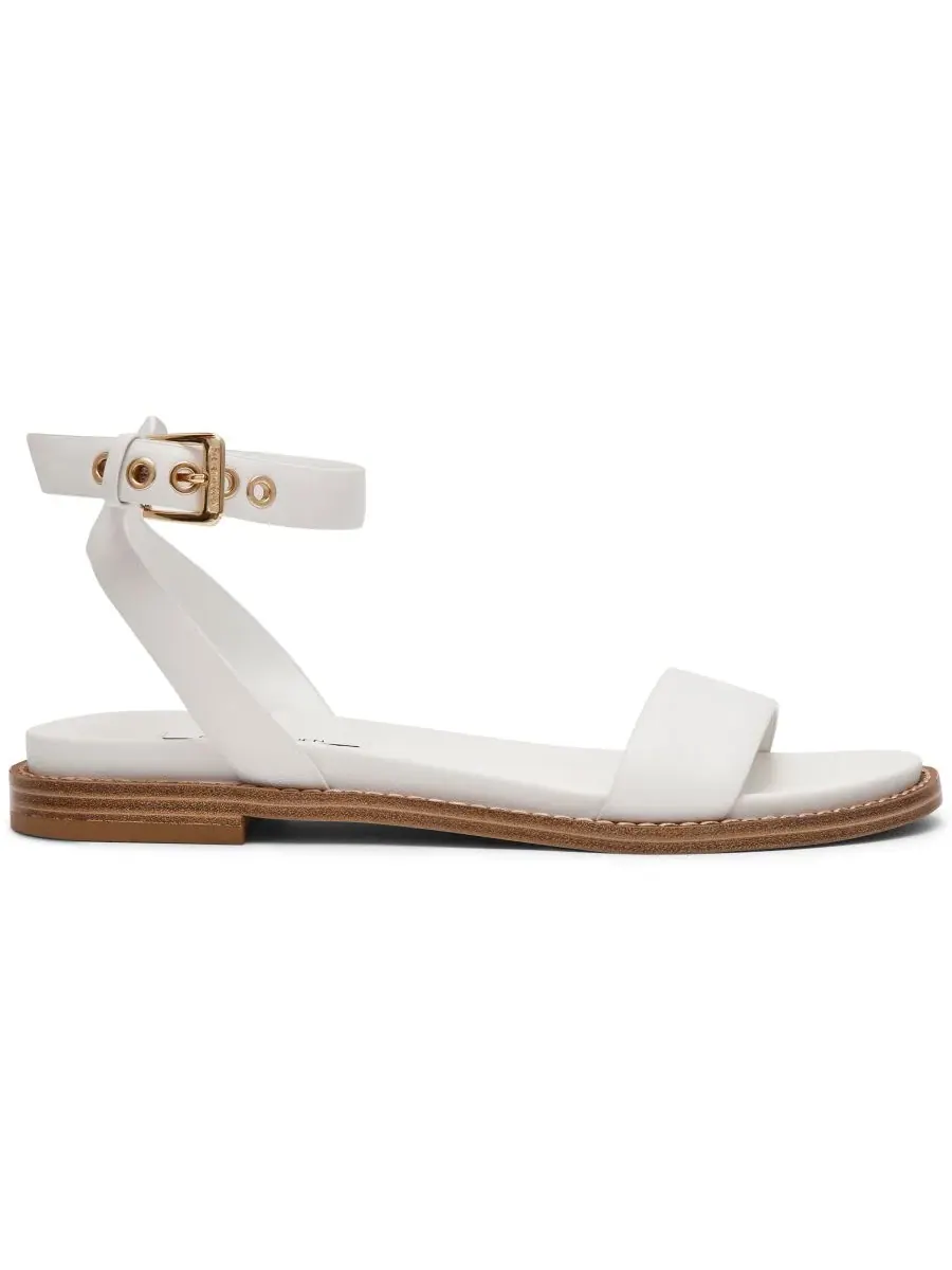 Женские сандалии Dandi из двух частей на плоской подошве Steve Madden — изображение 2 из 6, белый