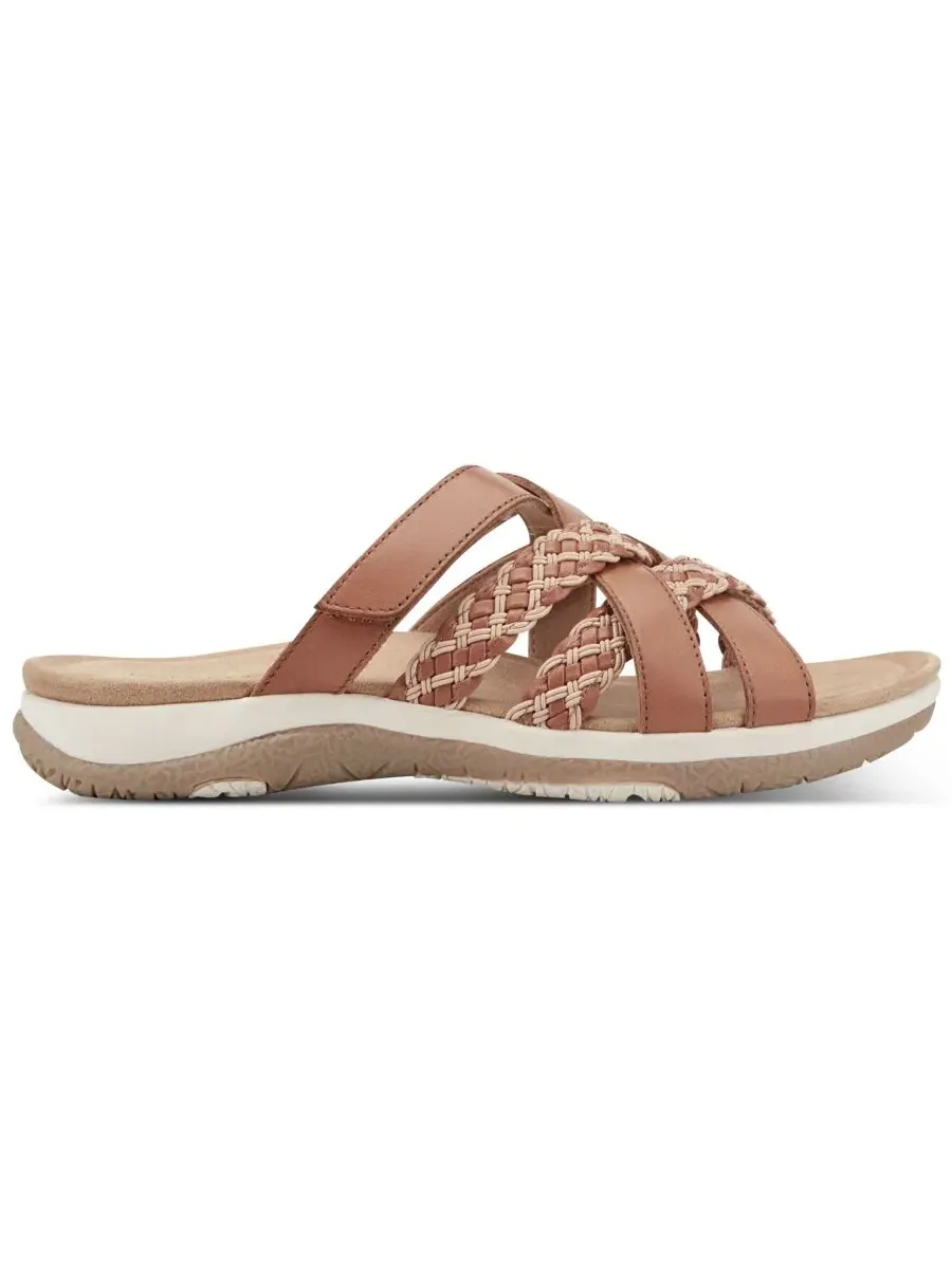 Женские сандалии-слипоны Sedona с ремешками Rockport — изображение 2 из 5, коричневый
