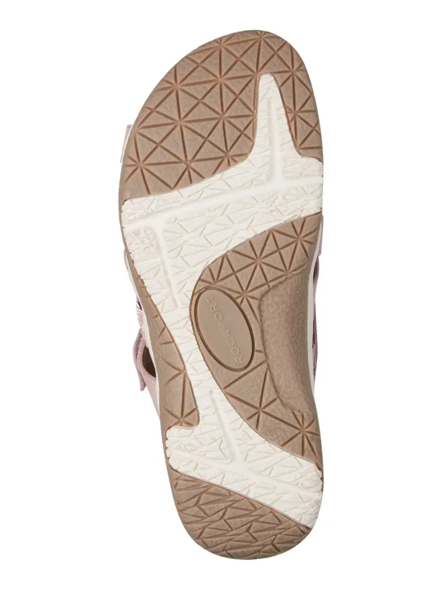 Женские сандалии-слипоны Sedona с ремешками Rockport — изображение 5 из 5, светлый розовый
