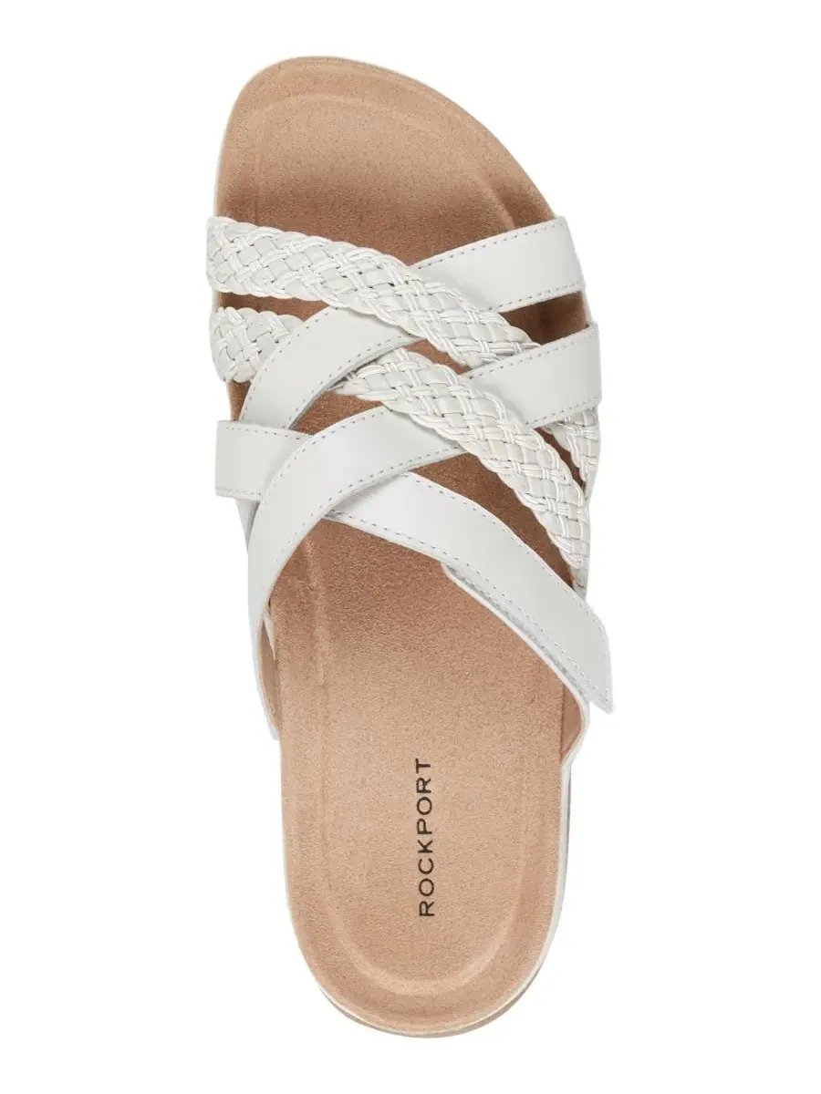 Женские сандалии-слипоны Sedona с ремешками Rockport — изображение 4 из 5, белый
