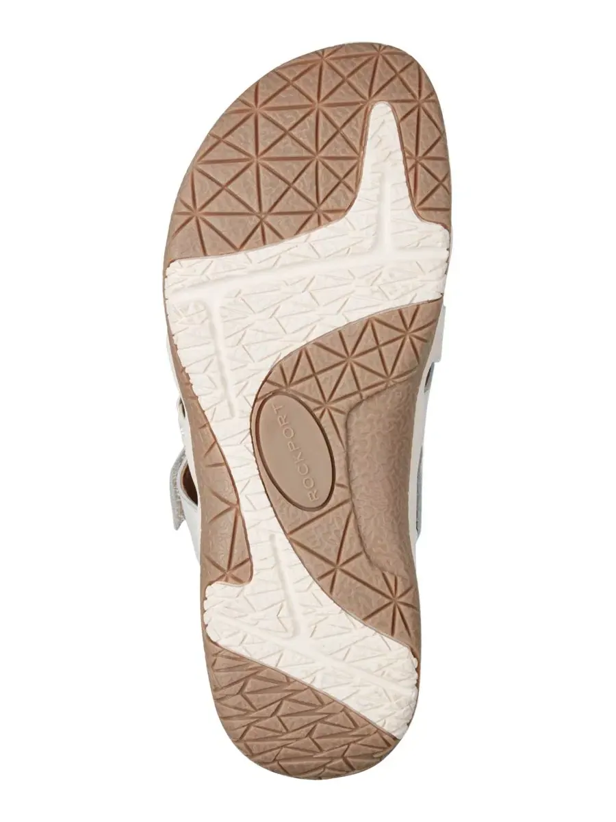 Женские сандалии-слипоны Sedona с ремешками Rockport — изображение 5 из 5, белый