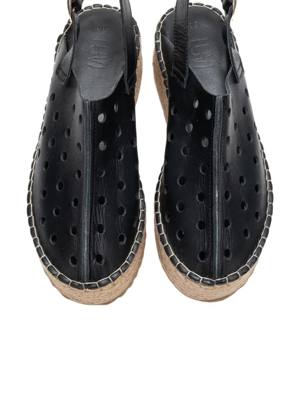 Женские кожаные сандалии на танкетке Fraga Forever & Always Shoes — изображение 3 из 5, черный