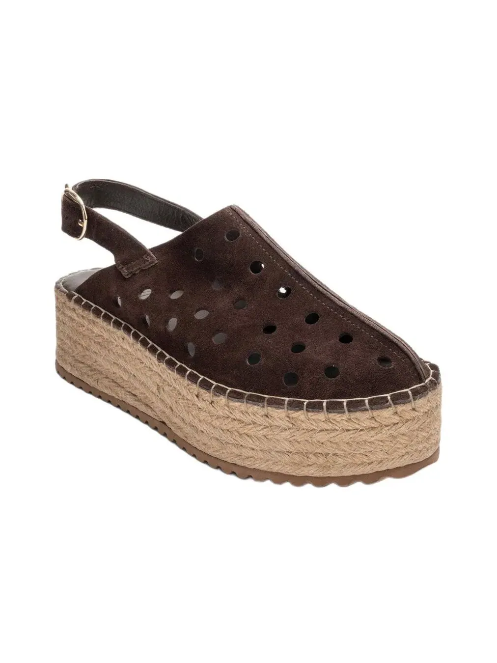Женские кожаные сандалии на танкетке Fraga Forever & Always Shoes — изображение 1 из 5, коричневый