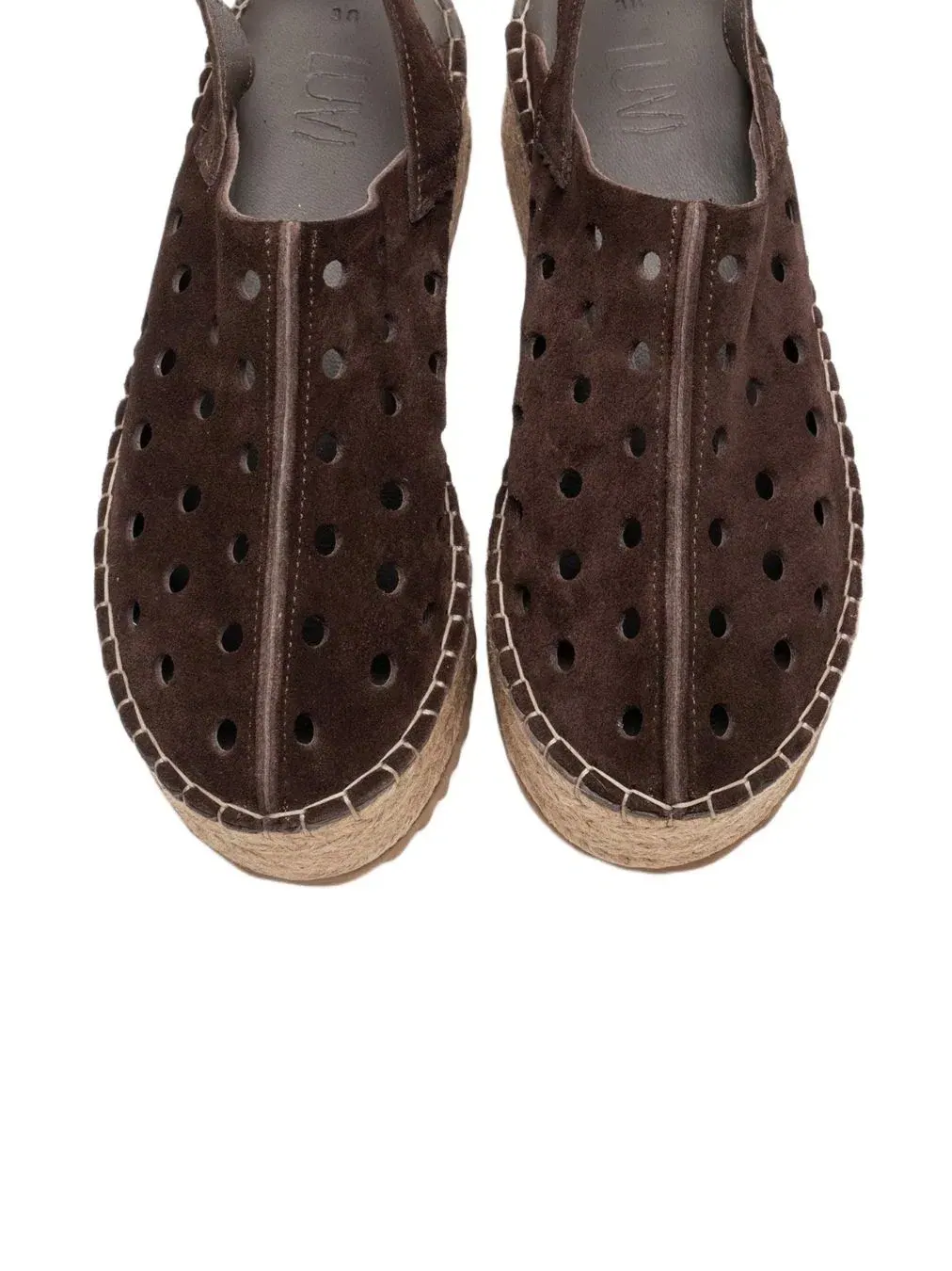Женские кожаные сандалии на танкетке Fraga Forever & Always Shoes — изображение 3 из 5, коричневый