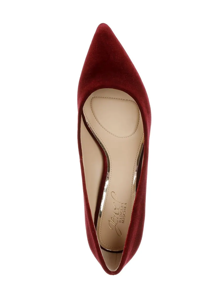 Женские бархатные туфли Enola Jewel Badgley Mischka — изображение 5 из 6, фиолетовый