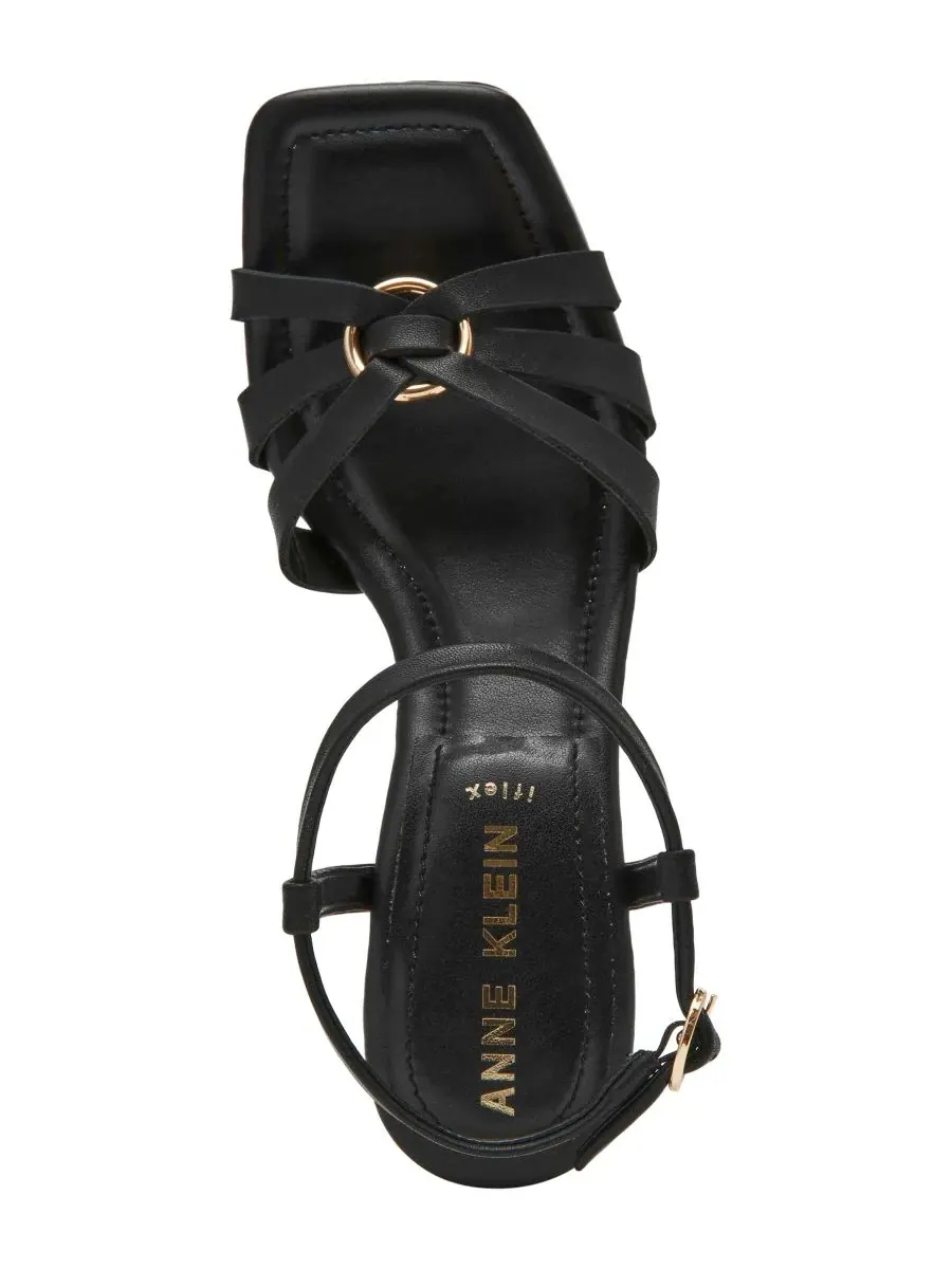 Женские сандалии Jazlyn с квадратным носком Anne Klein — изображение 4 из 10, черный