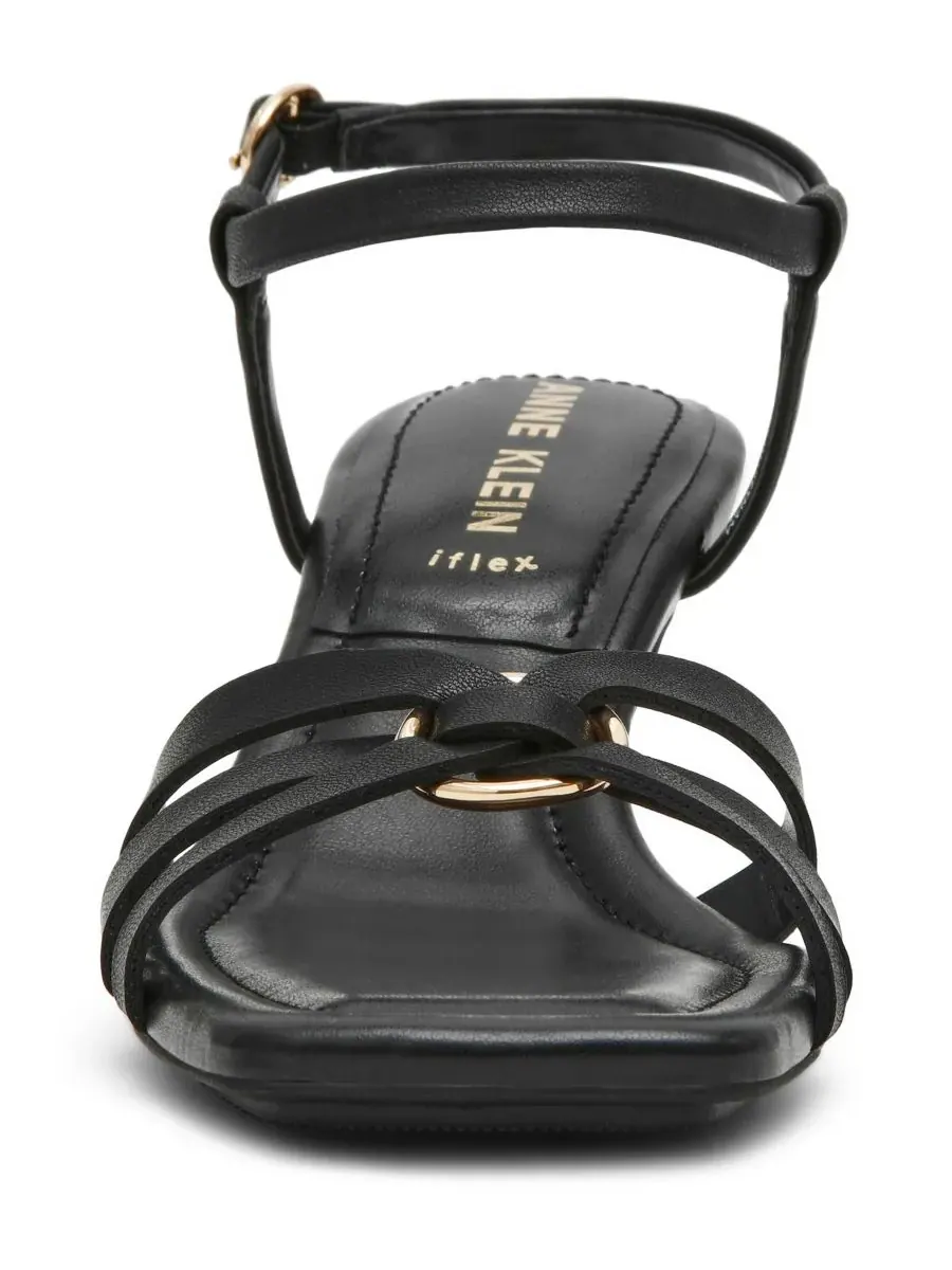 Женские сандалии Jazlyn с квадратным носком Anne Klein — изображение 6 из 10, черный