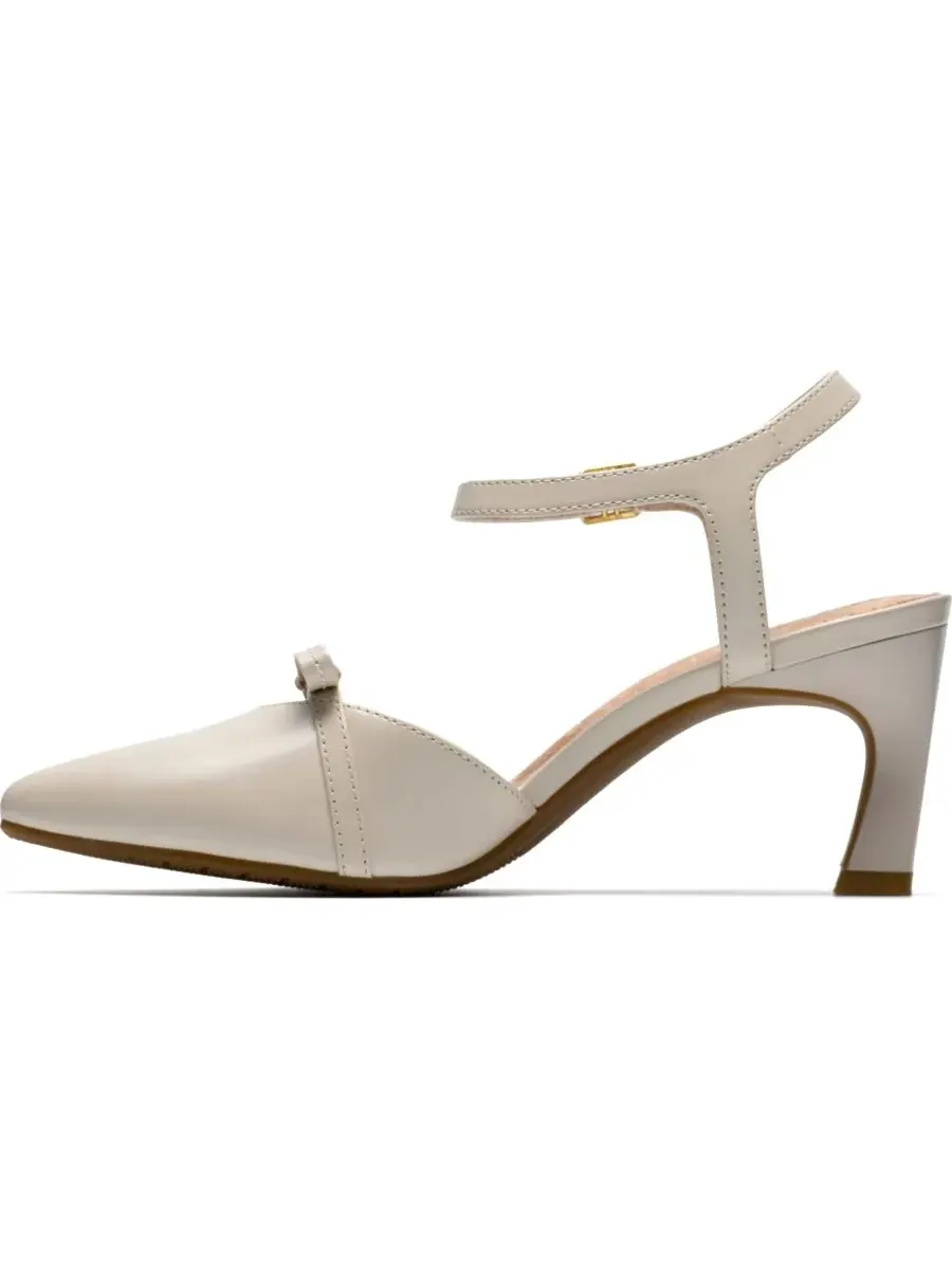 Туфли-лодочки женские Clarks Tammitha Bar, с острым носком — изображение 6 из 6, кремовый
