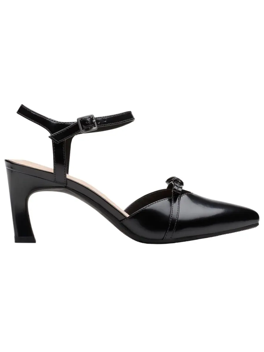 Туфли-лодочки женские Clarks Tammitha Bar, острый носок — изображение 2 из 6, черный