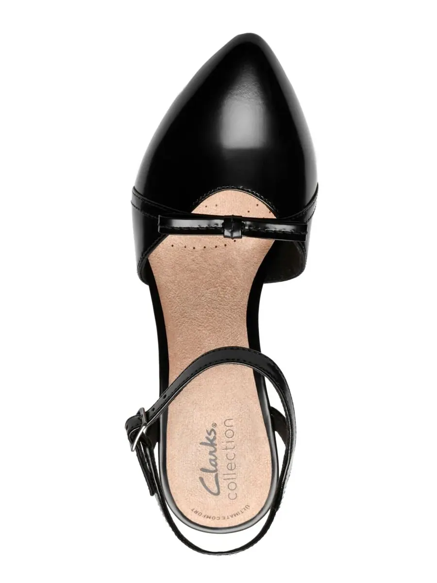 Туфли-лодочки женские Clarks Tammitha Bar, острый носок — изображение 4 из 6, черный