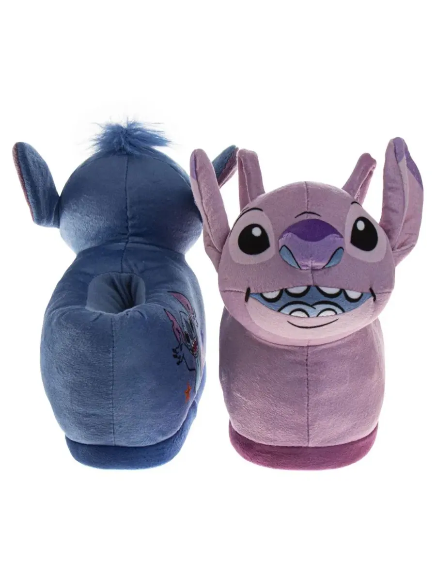 Тапочки с принтом Lilo and Stitch Disney — изображение 3 из 3, розовый/синий