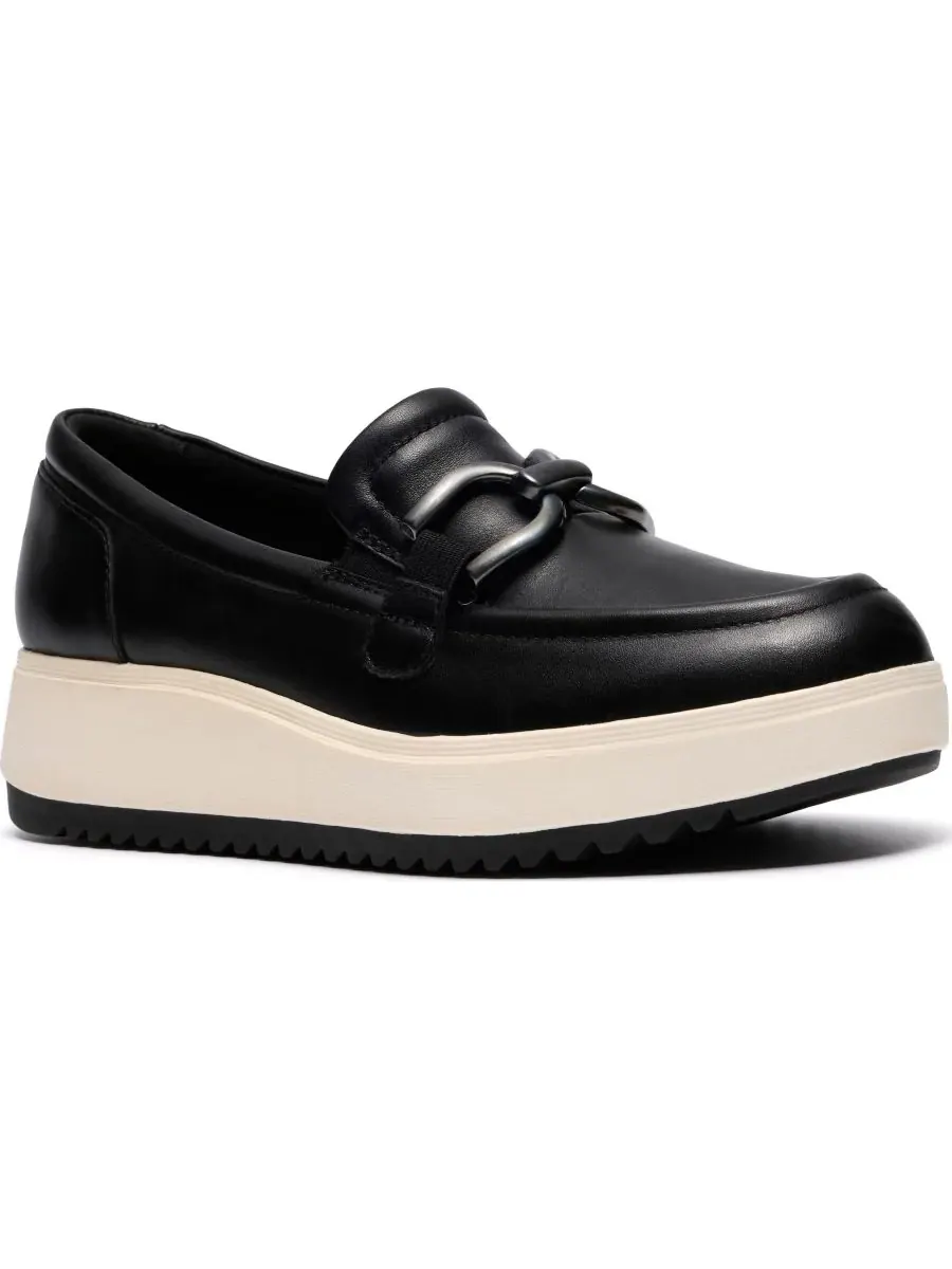 Лоферы женские Clarks Zylah Top без шнурков — изображение 1 из 6, черный