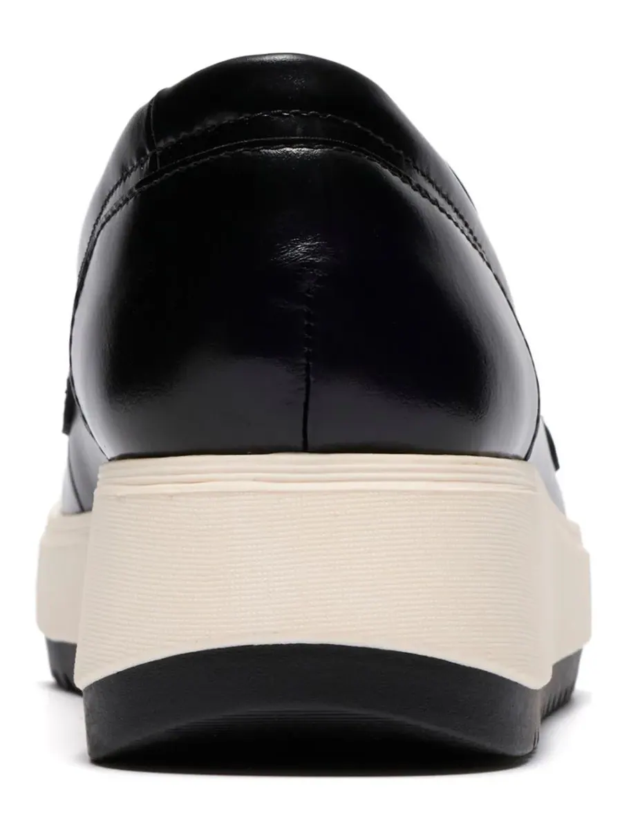 Лоферы женские Clarks Zylah Top без шнурков — изображение 3 из 6, черный