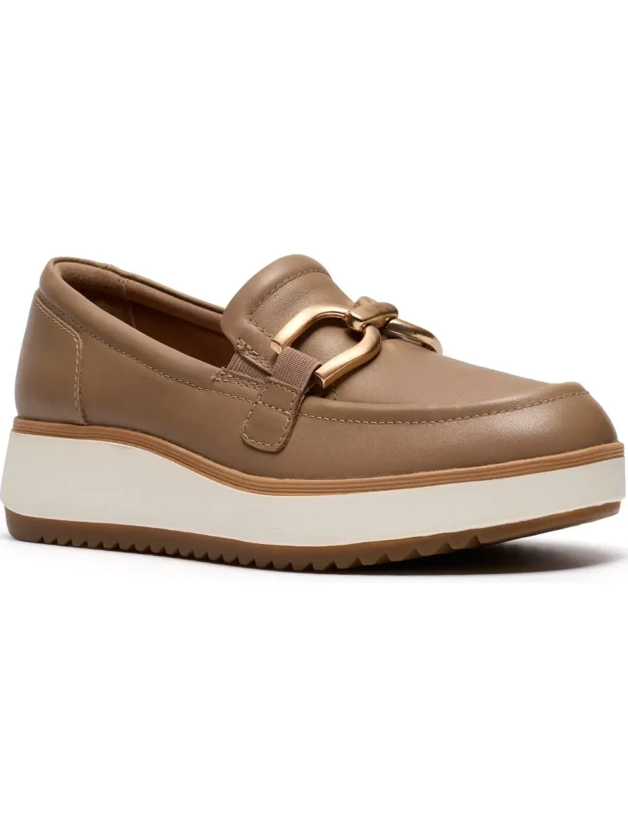 Лоферы женские Clarks Zylah Top без шнурков, кожаные
