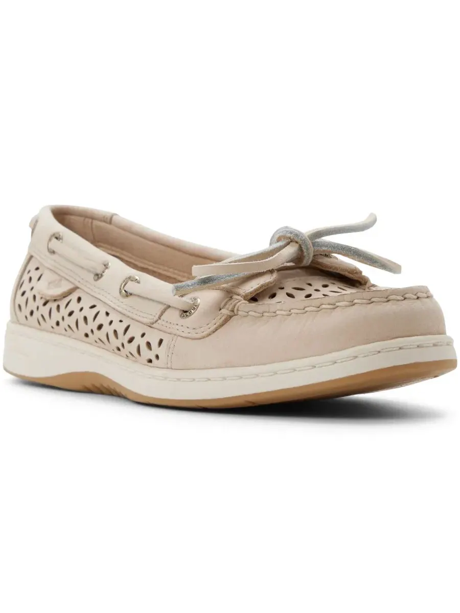 Женские перфорированные лодочные туфли Angelfish на шнуровке Sperry, опаловый — изображение 1 из 5