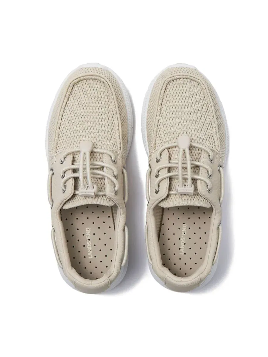 Водонепроницаемые туфли Seaport Hybrid Water Shoes Lands' End — изображение 2 из 4, нудовый