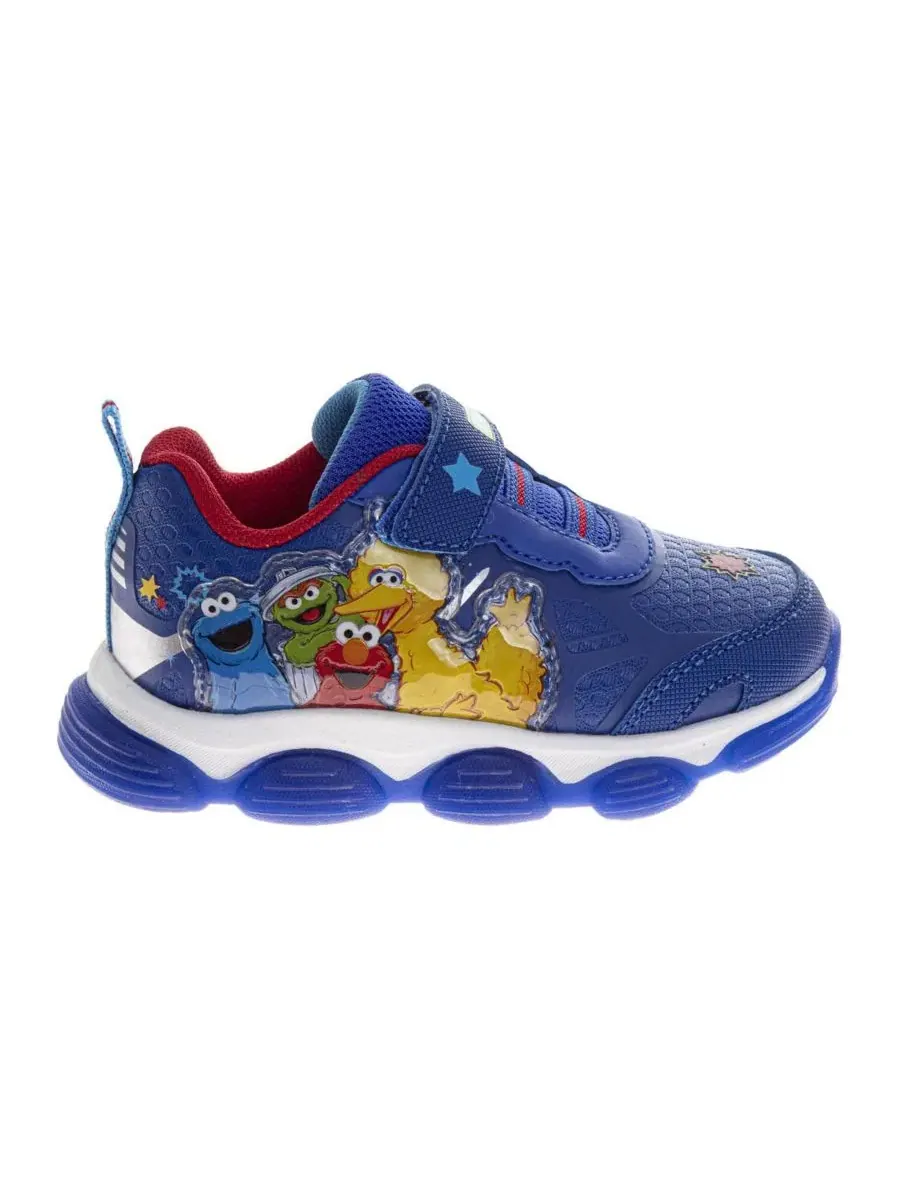 Кроссовки детские с подсветкой Sesame Street — изображение 2 из 3, синий