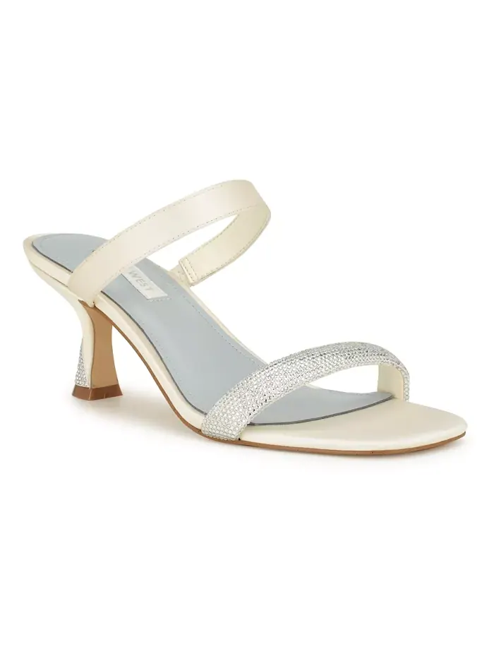 Женские свадебные босоножки Shimme на сужающемся каблуке Nine West