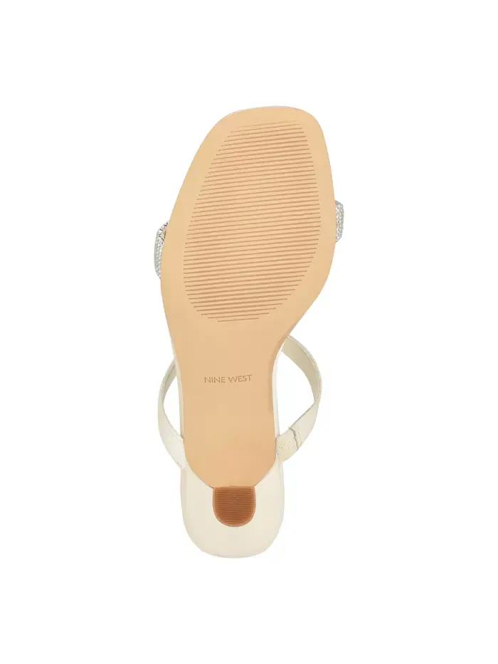 Женские свадебные босоножки Shimme на сужающемся каблуке Nine West — изображение 5 из 5, слоновая кость