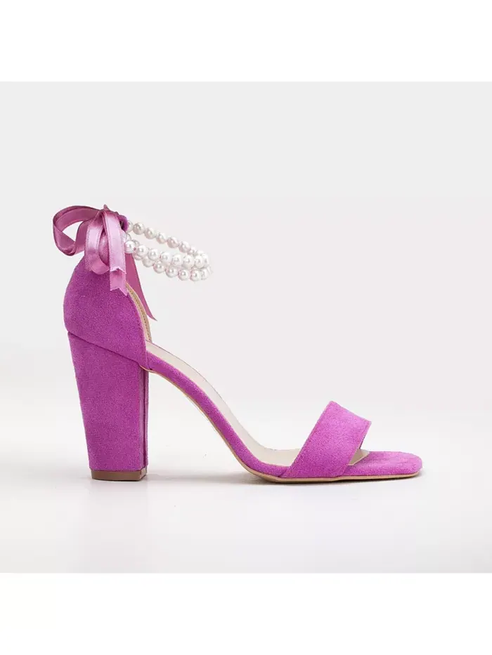 Мелисса Блок Хилс Сэндлс с жемчугом Forever & Always Shoes