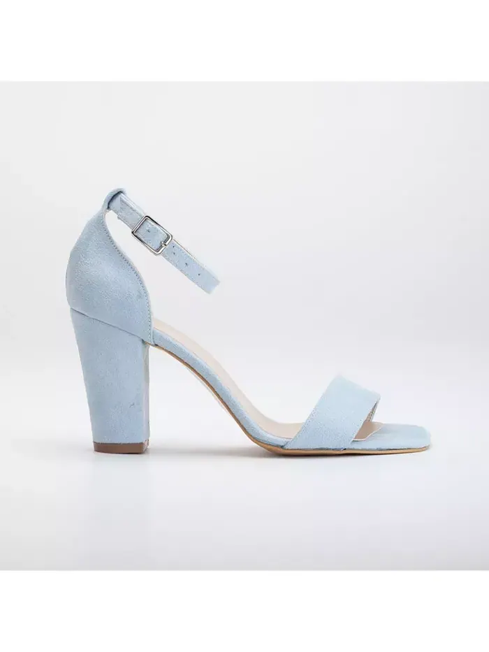 Мелисса Блок Хилс Сэндлс с жемчугом Forever & Always Shoes — изображение 8 из 9, синий