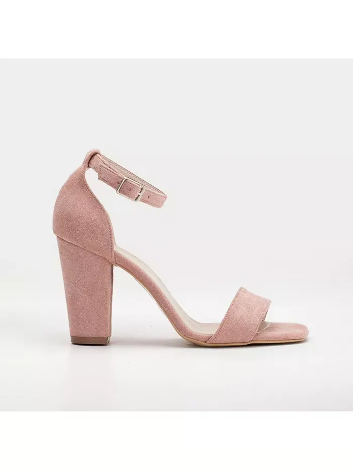 Мелисса Блок Хилс Сэндлс с жемчугом Forever & Always Shoes — изображение 4 из 9, розовый