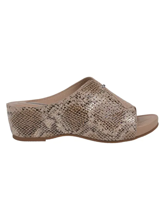 Женские сандалии Dacia Slip On на платформе GC Shoes — изображение 2 из 5, бежевый