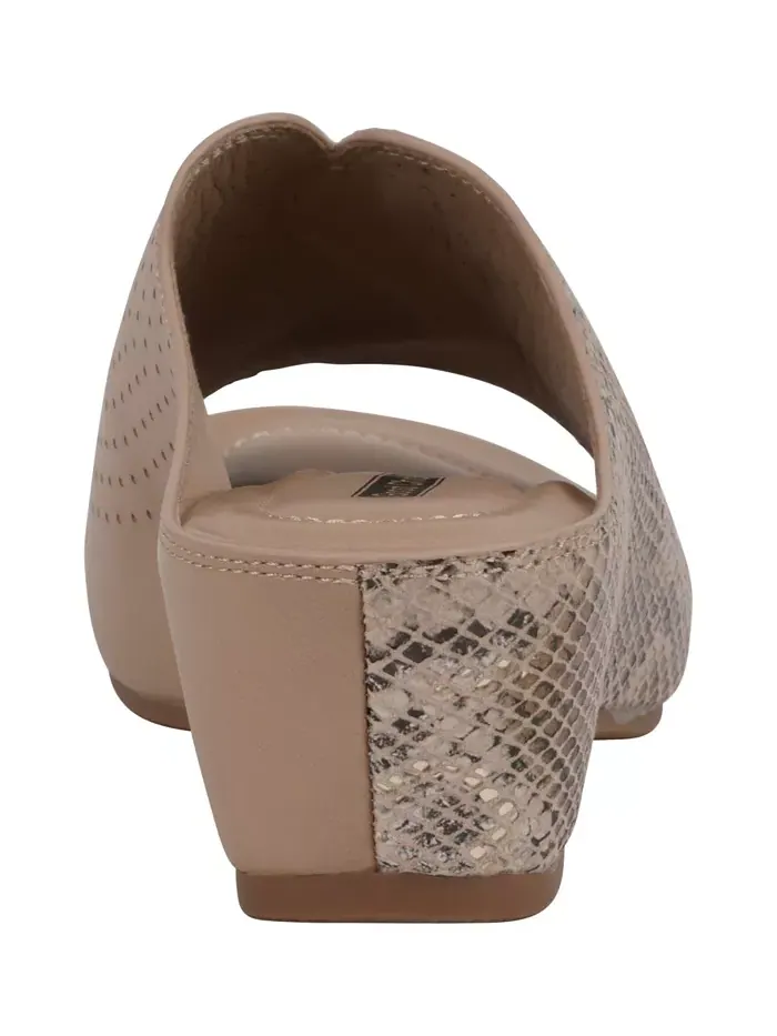Женские сандалии Dacia Slip On на платформе GC Shoes — изображение 3 из 5, бежевый