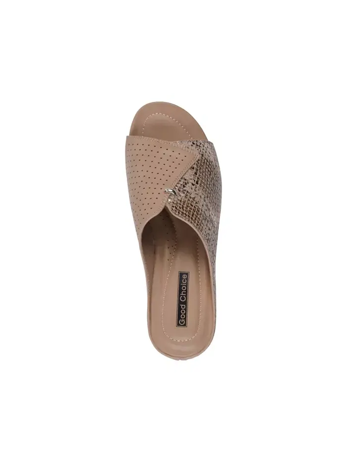 Женские сандалии Dacia Slip On на платформе GC Shoes — изображение 4 из 5, бежевый