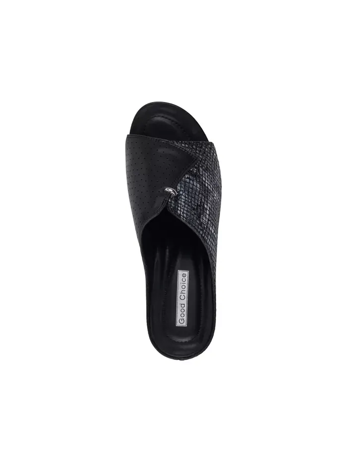 Женские сандалии Dacia Slip On на платформе GC Shoes — изображение 4 из 5, черный
