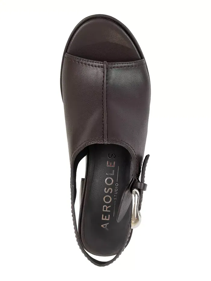 Женские сандалии Zella Platform Aerosoles — изображение 4 из 6, коричневый