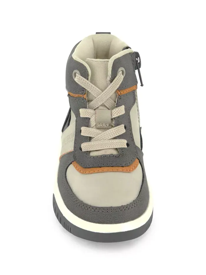 Мальчиковые кроссовки Cyril Amir High Top для малышей Kenneth Cole New York — изображение 3 из 7, серый