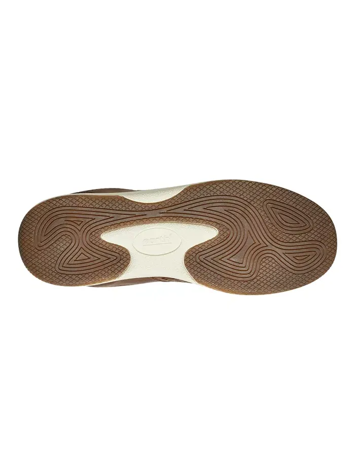 Женские кроссовки Netta на шнуровке Earth — изображение 5 из 6, коньячный