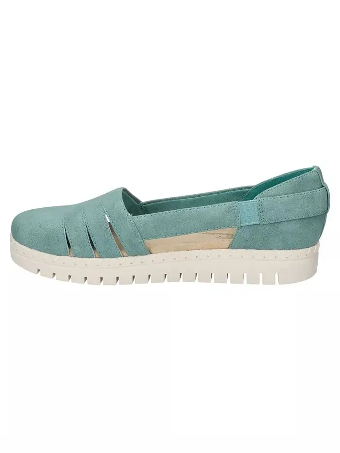 Женские туфли-лодочки Bugsy Comfort Slip-on Easy Street — изображение 5 из 7, бирюзовый