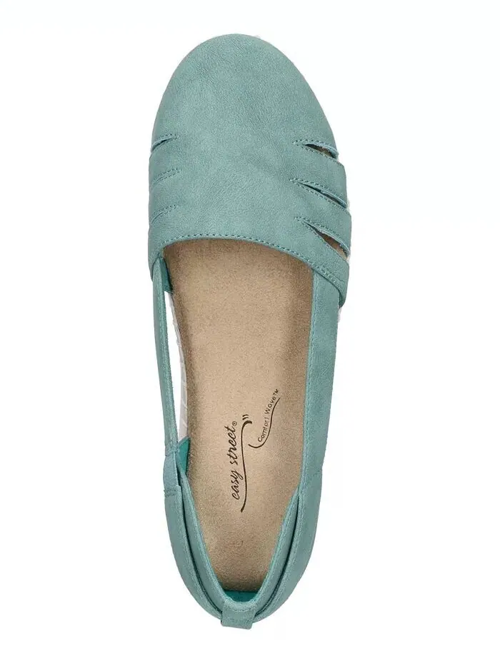 Женские туфли-лодочки Bugsy Comfort Slip-on Easy Street — изображение 7 из 7, бирюзовый
