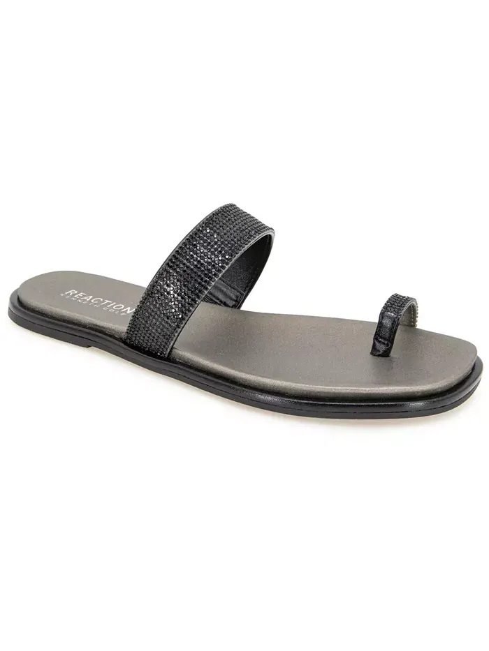 Женские сандалии Wilfred Toe Loop Flat Kenneth Cole Reaction — изображение 1 из 8, черный