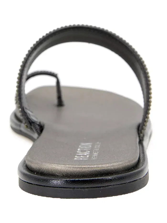 Женские сандалии Wilfred Toe Loop Flat Kenneth Cole Reaction — изображение 3 из 8, черный