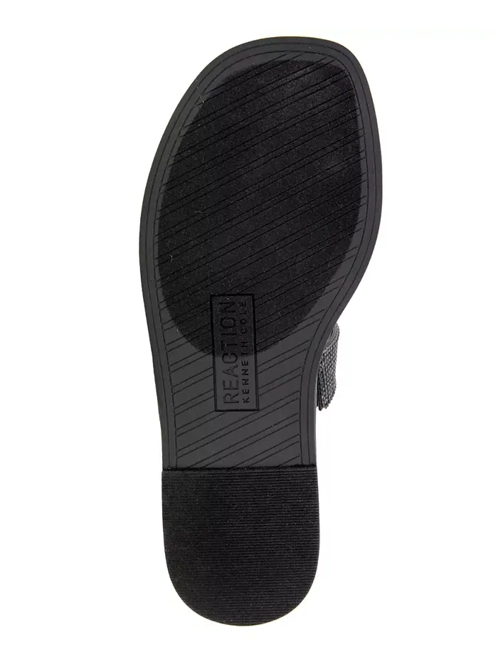Женские сандалии Wilfred Toe Loop Flat Kenneth Cole Reaction — изображение 5 из 8, черный