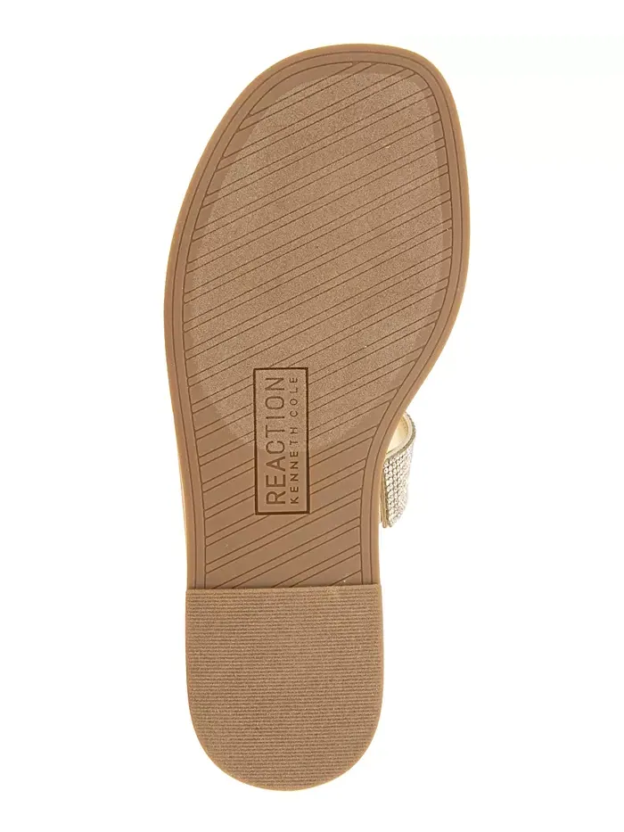 Женские сандалии Wilfred Toe Loop Flat Kenneth Cole Reaction — изображение 5 из 8, золото