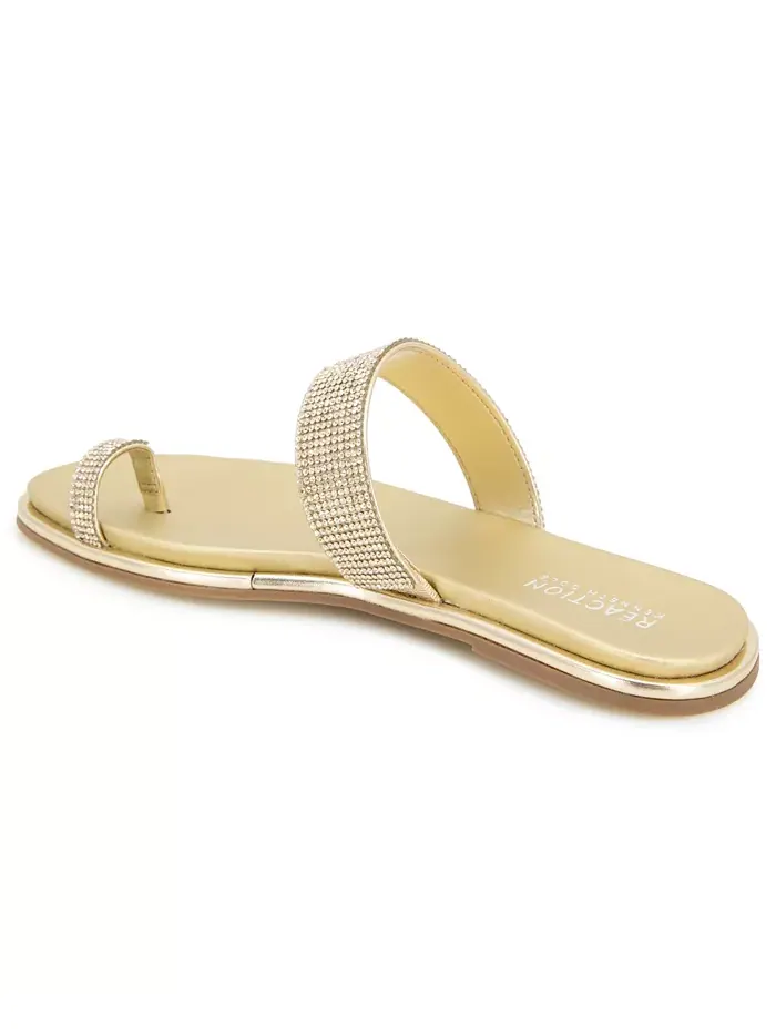 Женские сандалии Wilfred Toe Loop Flat Kenneth Cole Reaction — изображение 6 из 8, золото