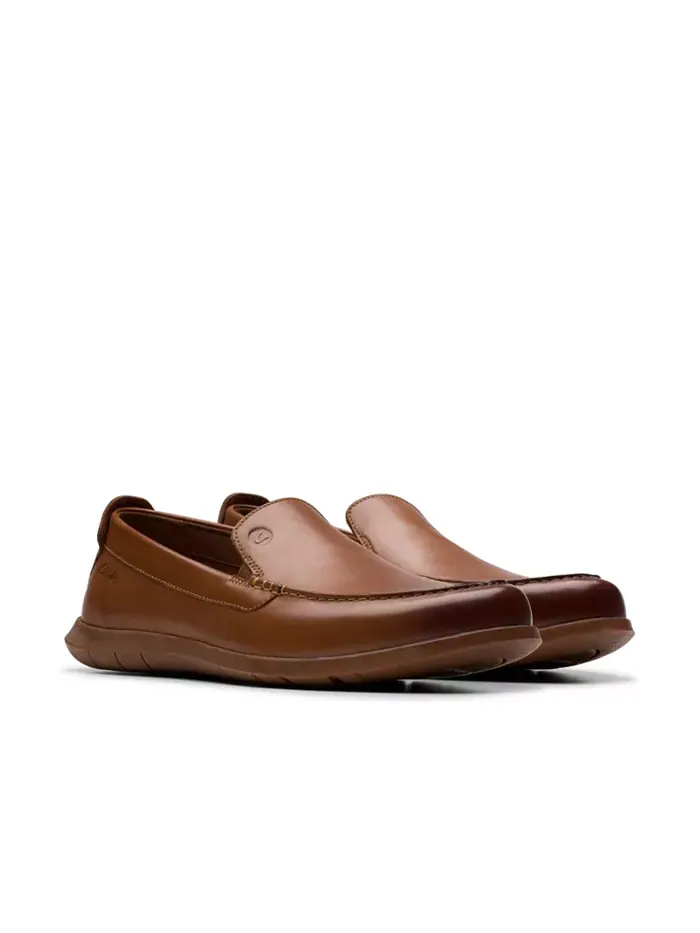 Кроссовки мужские Clarks Flexway Step Slip On — изображение 5 из 9, бежевый