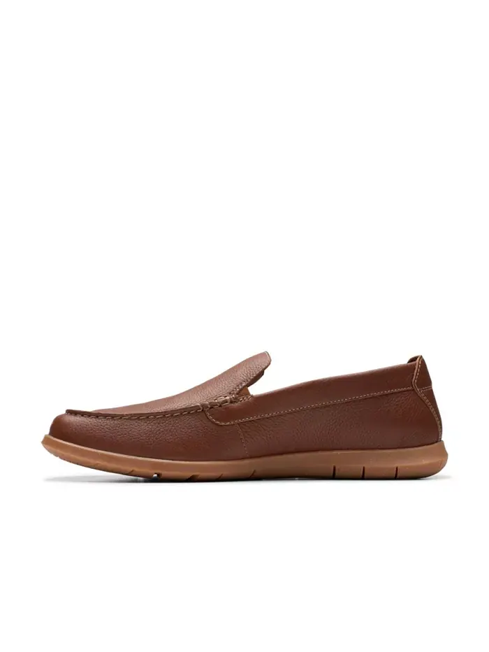 Кроссовки мужские Clarks Flexway Step Slip On — изображение 6 из 9, светлый коричневый